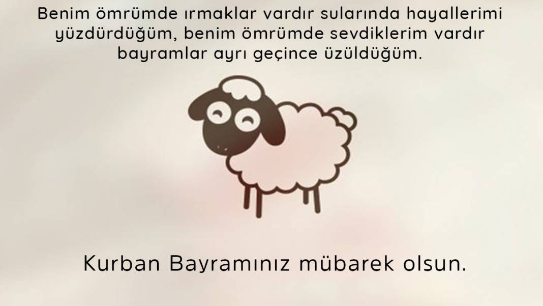Hayırlı bayramlar! Yeni resimli Kurban Bayramı mesajları 19